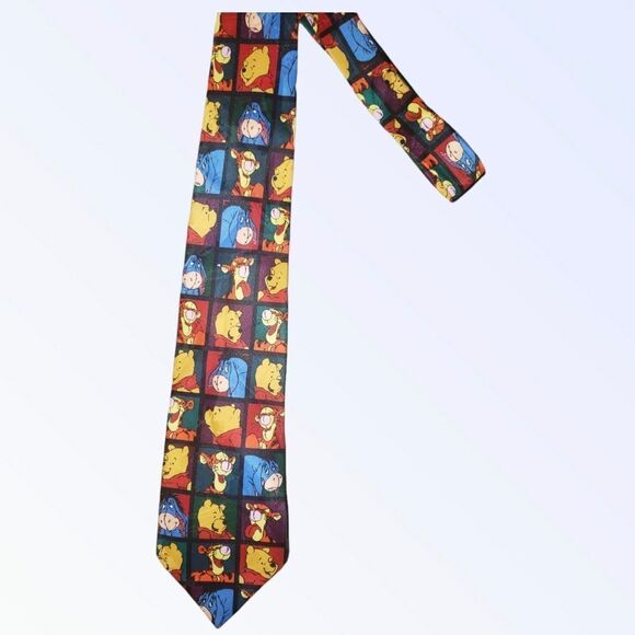 Disney Neck Tie Winnie The Pooh Necktie - Picture 2 of 4